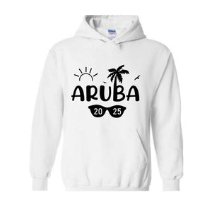 Aruba 2025 Sweatshirt, Vacation Hoodie, Summer Family Hoodie, Aruba Trip Tee, Family Reunion Hoodie, Summer Beach Hoodie, Holiday Season