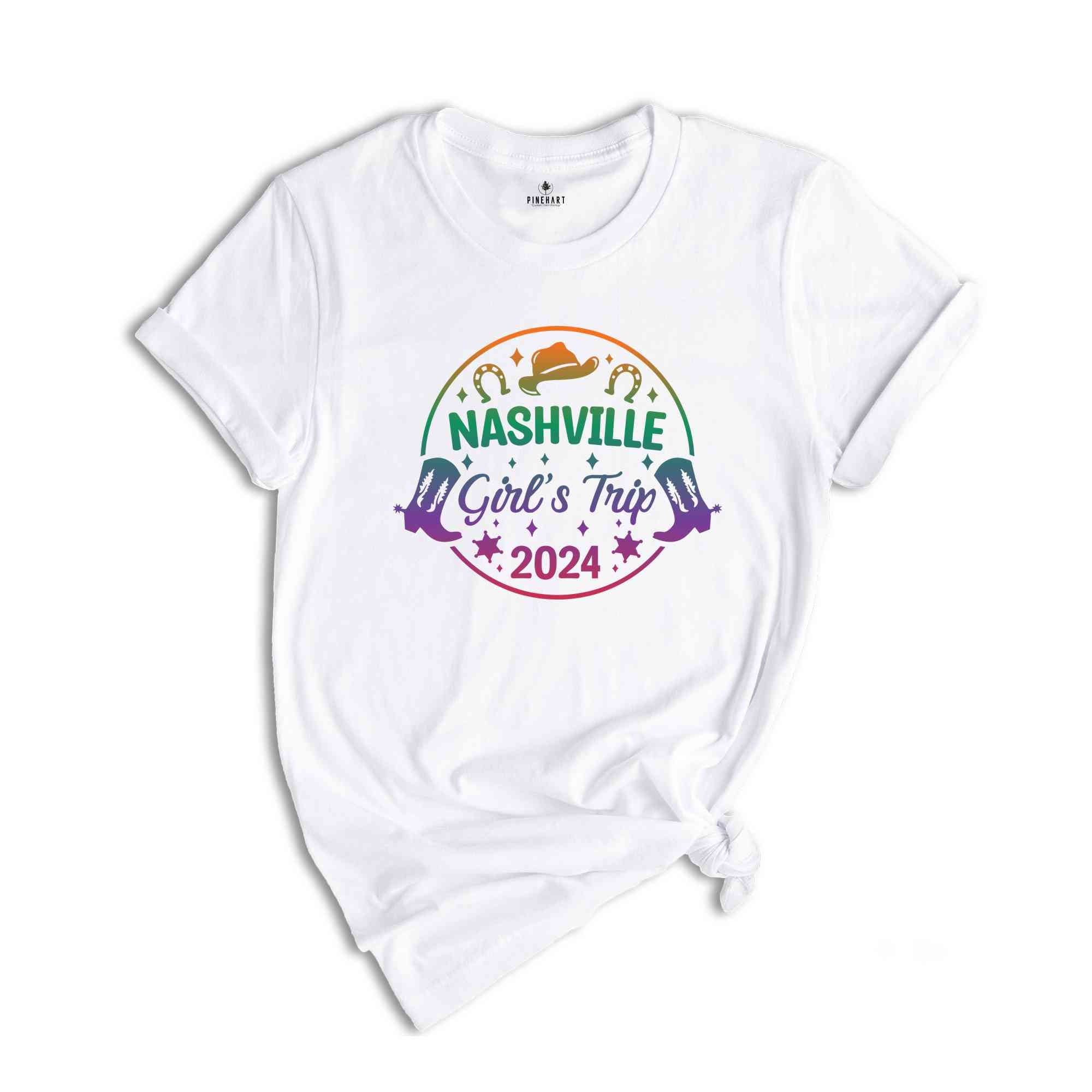 Girls Trip 2024 Nashville Shirt,Nashville Guitar Shirt,Tennessee Shirt,Nashville Girls Party Tee, Country Girl, Cowgirl Shirt