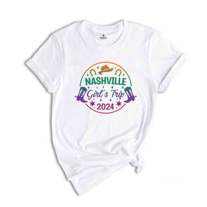 Girls Trip 2024 Nashville Shirt,Nashville Guitar Shirt,Tennessee Shirt,Nashville Girls Party Tee, Country Girl, Cowgirl Shirt