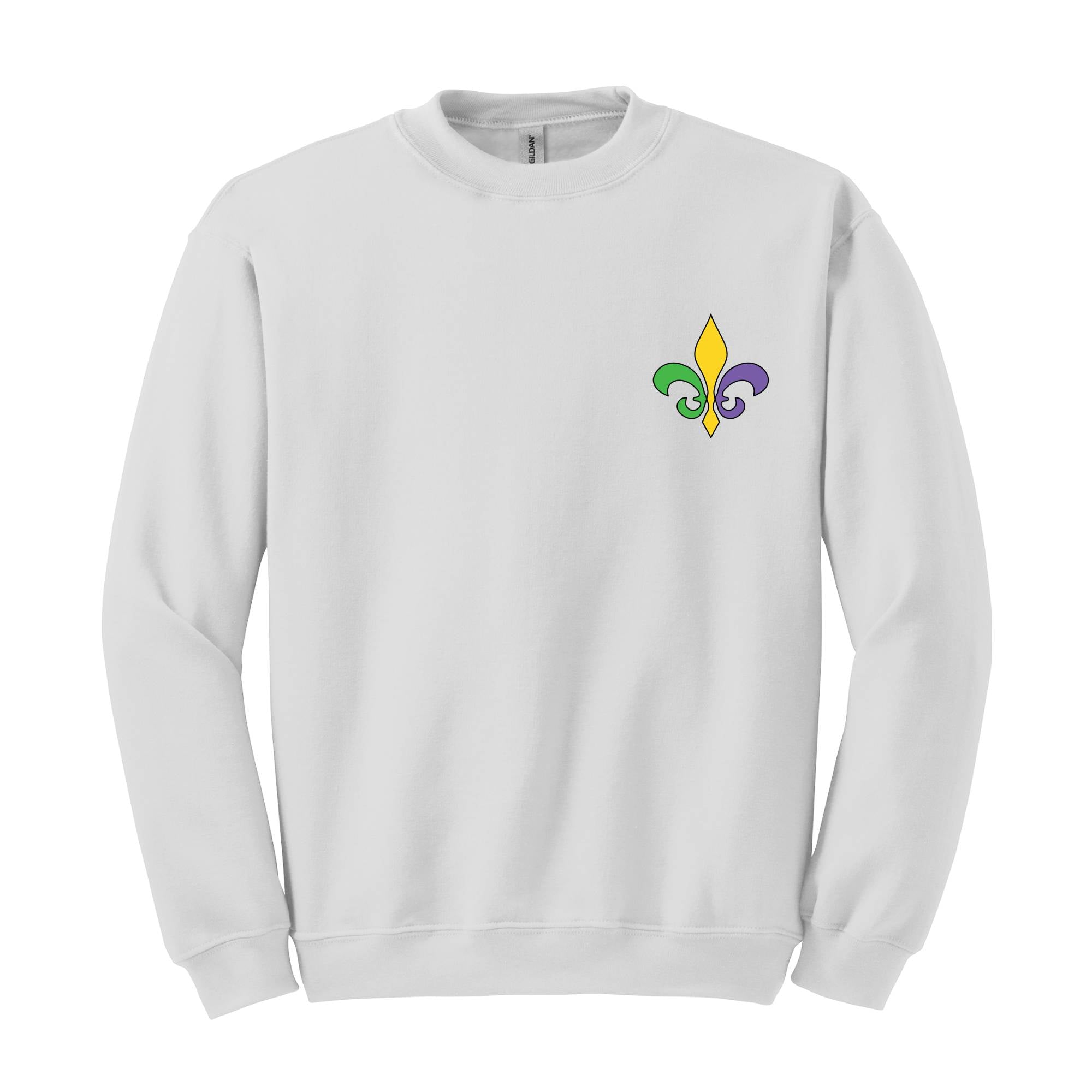 Mardi Gras Sweatshirt, Mardi Gras Carnival Sweatshirt, Mardi Gras Celebration Sweatshirt, Fat Tuesday Sweatshirt