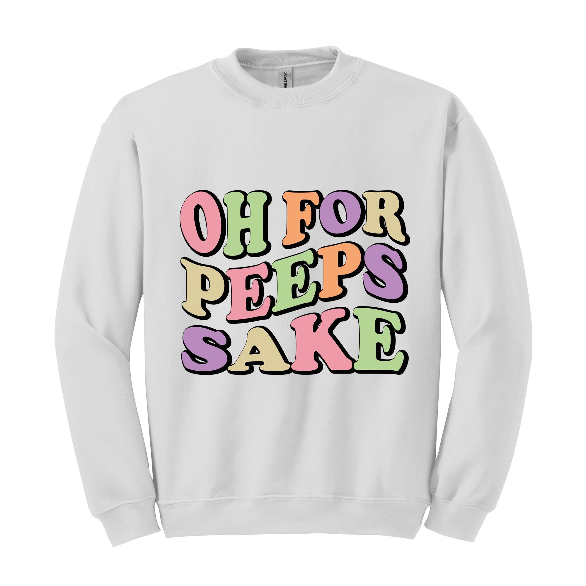 Oh For Peeps Sake Sweatshirt, Easter Sweatshirt, Easter Day Hoodie, Easter Day Gift, Easter Apparel, Easter Outfit, Funny Easter Hoodie