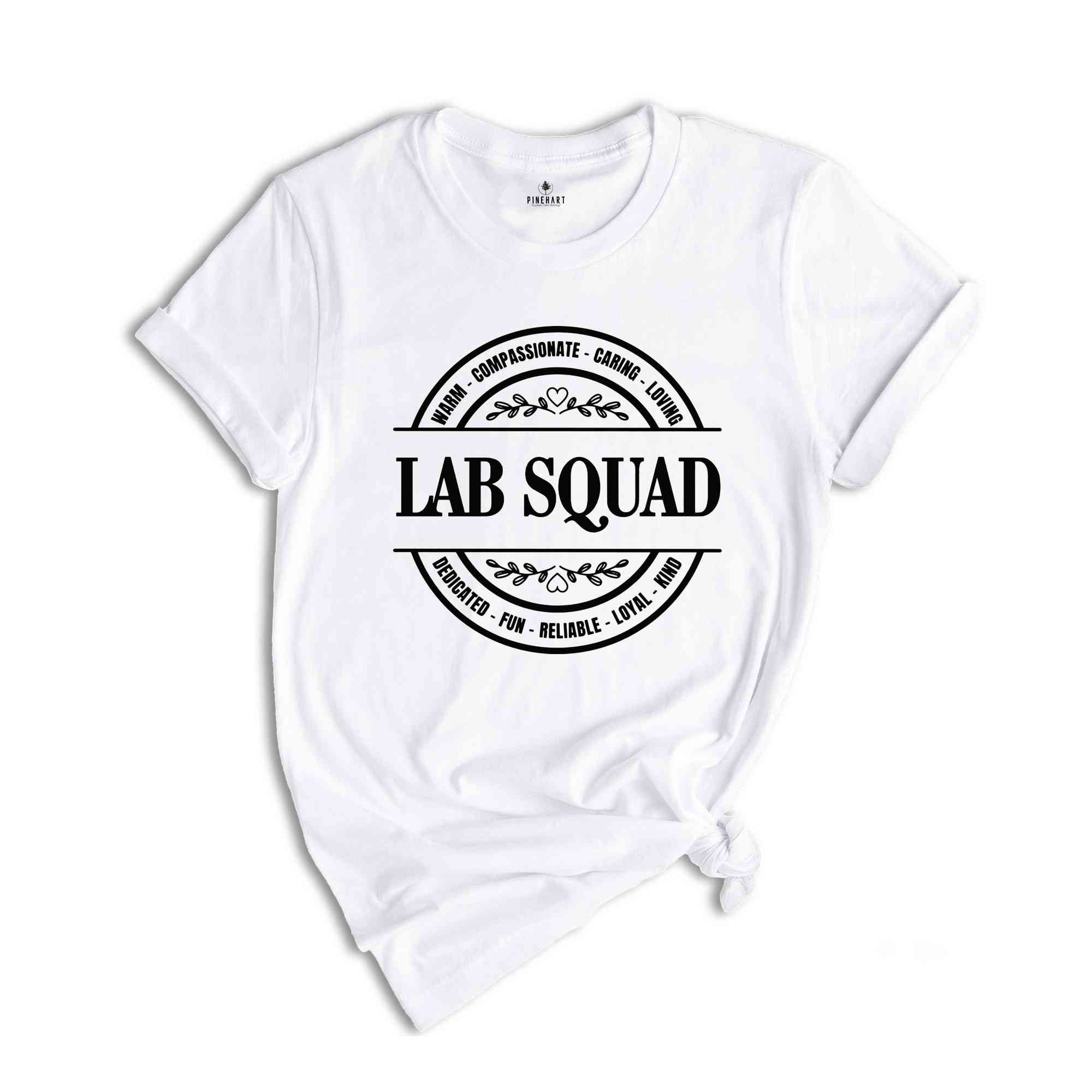 Lab Squad Shirt, Lab Staff Appreciation, Lab Worker Shirt, Technician Tech Tee, Lab Tech Shirt, Phlebotomist Gifts, Phlebotomy Shirt