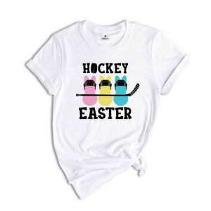 Hockey Easter Shirt, Hockey Lover Gift, Funny Easter Shirt, Easter Peeps T-Shirt, Hockey Kids Shirt, Cute Easter Bunny Shirt