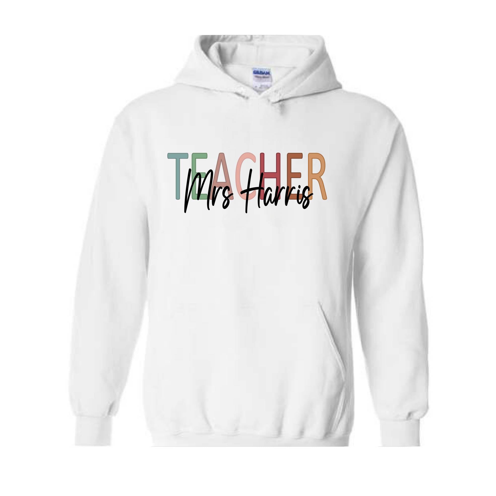 Custom Teacher Sweatshirt, Mrs Custom Name Sweatshirt, Cute Teacher Sweater, Teacher Appreciation Gifts