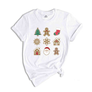 Christmas Gingerbread Shirt, Cute Christmas Shirt, Gingerbread Man Shirt, Holiday Shirt, Winter Shirt, Gift for Baker Christmas