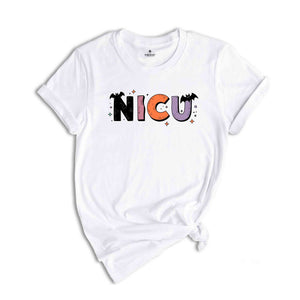 Halloween NICU Nurse Shirt, NICU Nurse Halloween, Spooky Nicu Shirt, Pumpkin Shirt, Hospital Nurse Shirt, Halloween Party Shirt