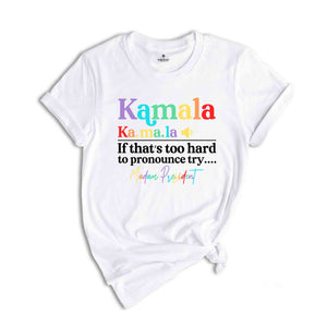 Madam President Shirt, Kamala Harris Shirt, Kamala 2024 Shirt, Political Shirt, Democrat Shirt, Harris For President, Kamala Shirt