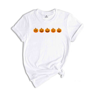 Pumpkin Shirt, Halloween T-shirt, Ghost Shirt, Spooky Season Shirt, Pumpkin Faces T-shirt, Halloween Gift