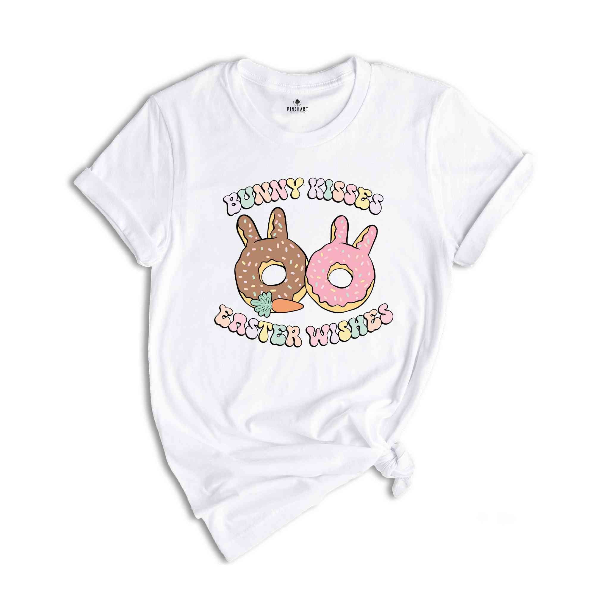 Bunny Kisses Easter Wishes Shirt, Easter Day Shirt, Easter Bunny Tee, Easter Day Gift, Cute Easter Day T-Shirt