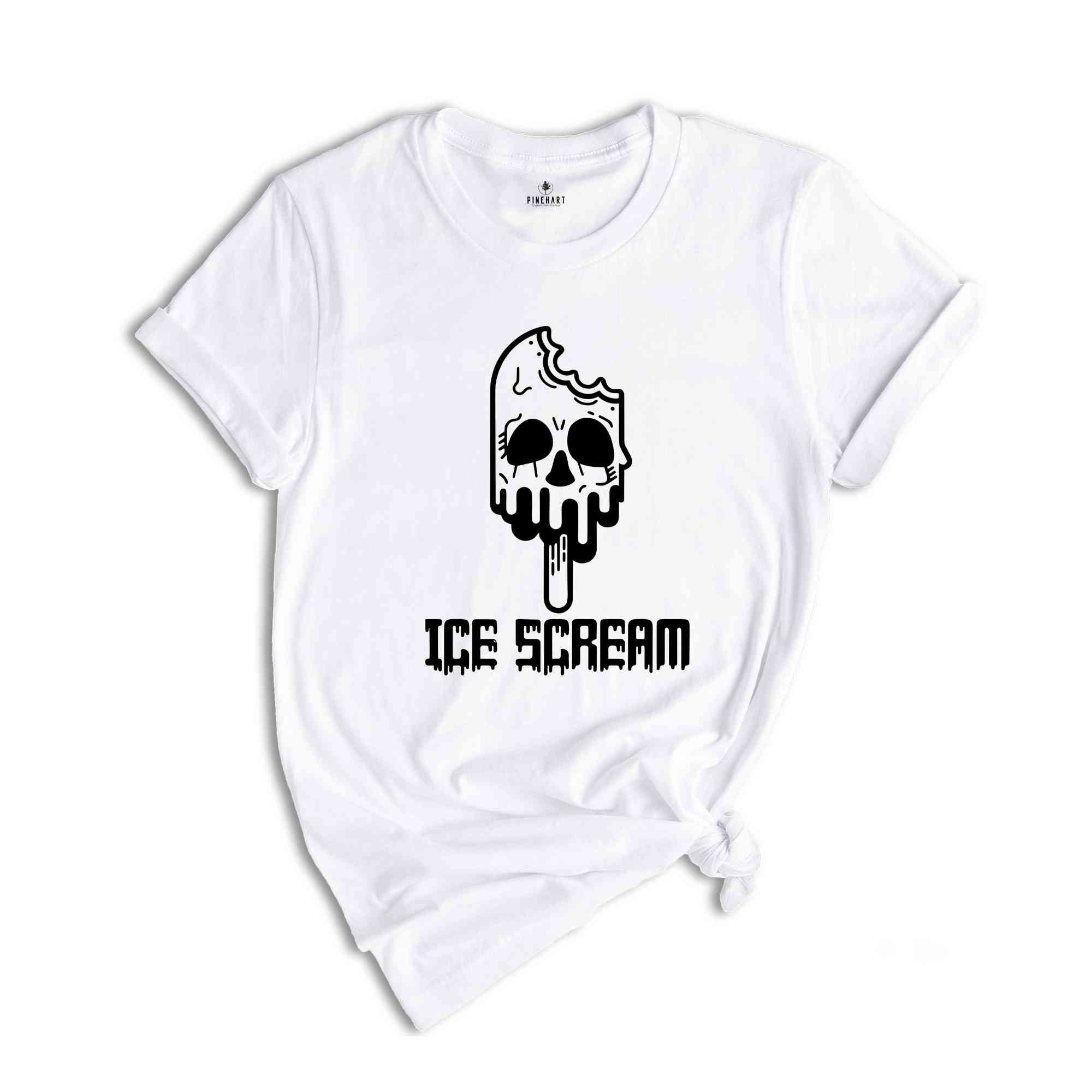 Ice Cream Scream Halloween Shirt, Spooky Season Shirt, Funny Halloween Shirt, Ice Cream Scream Spooky Gift