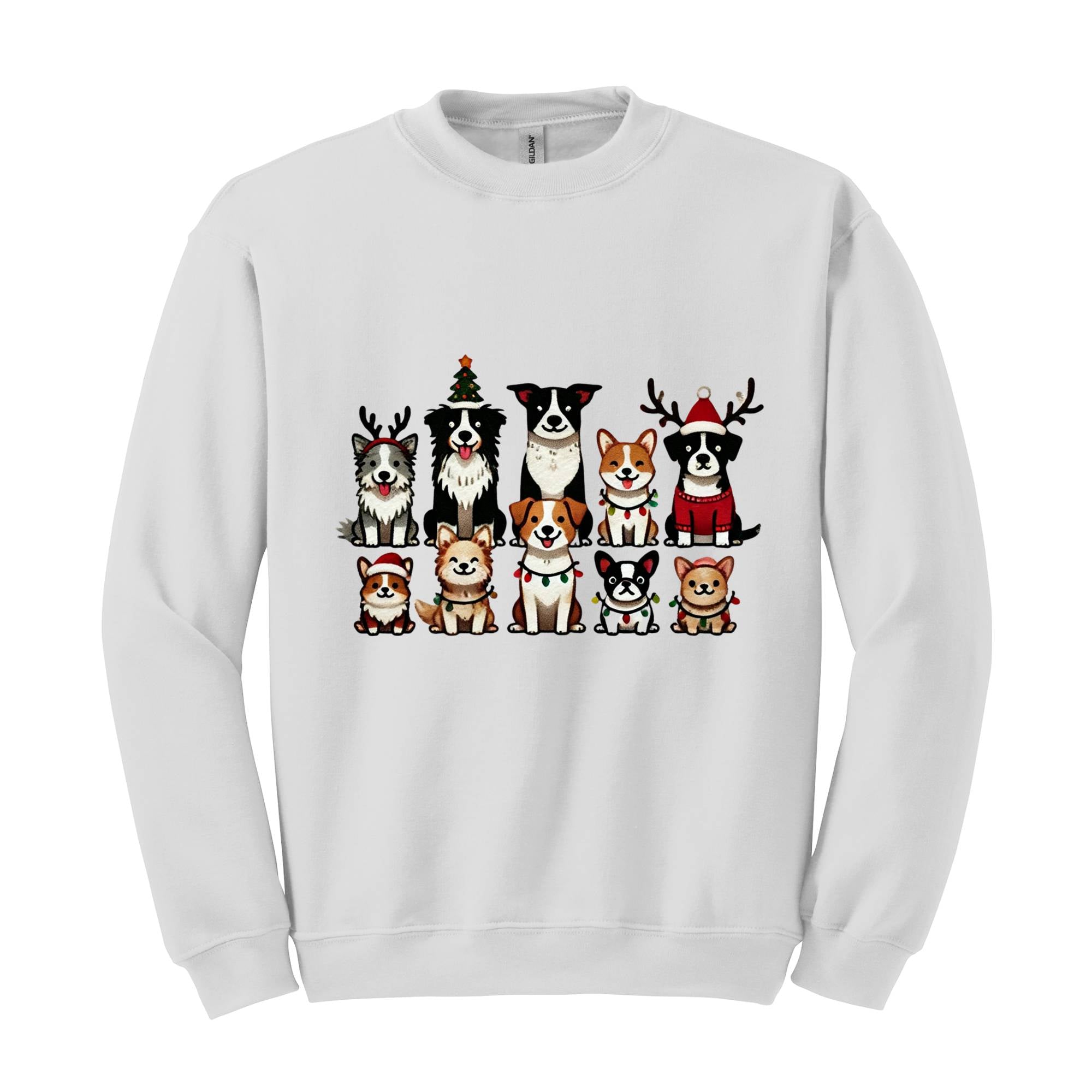 Christmas Dogs Shirt, Dog Lover Shirt, Holiday Tee, Christmas Shirt, Cute Christmas Shirt, Cute Gift for Dog Lover, Dog Mom Shirt