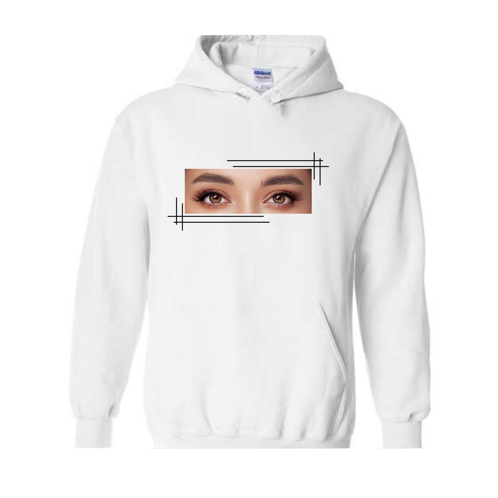 Custom Your Eyes Hoodie, Personalized Sweatshirt Gift For Boyfriend, Custom Sweater with Your Eyes, Customized Gift For Boyfriend