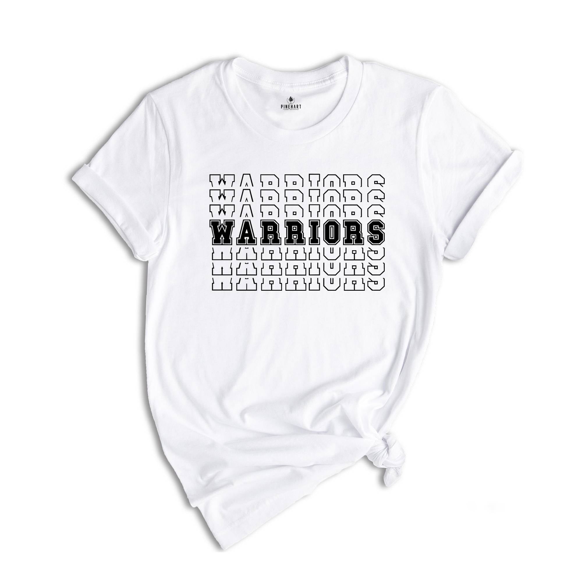 Team Mascot Shirt, Warriors Team Shirt, Warriors Football Shirt, Warriors School Tee, Warriors Mascot Shirt, Warriors Fan Shirt