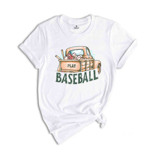 Play Baseball Shirt, Baseball Lover Shirt, Baseball Truck Shirt, Vintage Truck Shirt, Funny Baseball Shirt, Baseball Coach Shirt