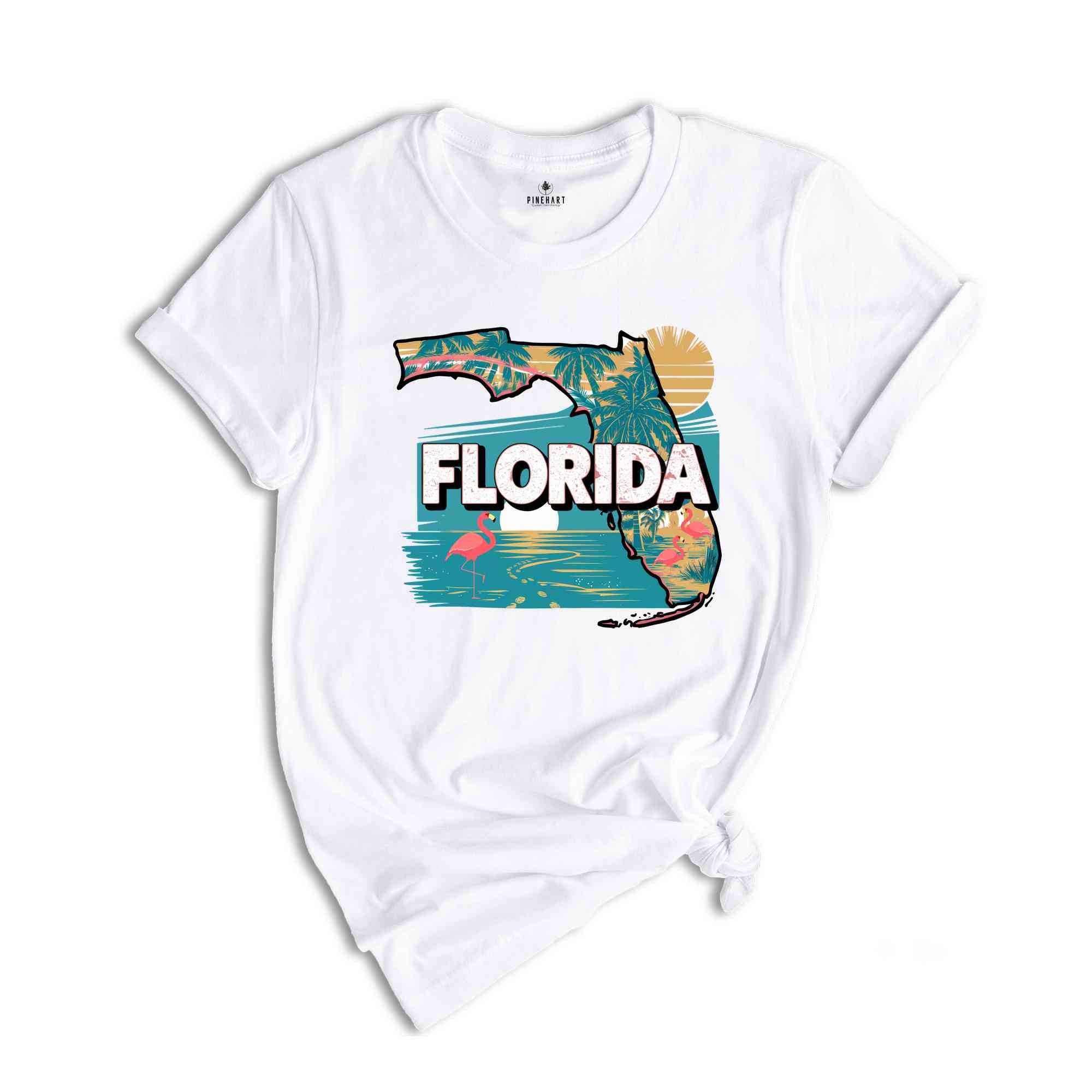 Retro State Of Florida Shirt, State Of Florida Shirt, State Shirt, Florida Shirt, Florida Lover Shirt, Family Trip Shirt, Travel Shirt