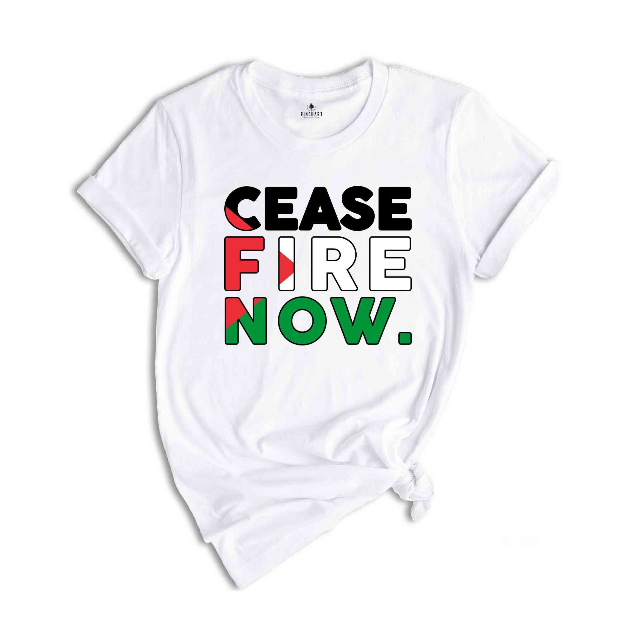 Cease Fire Now Shirt, Free Palestine Shirt, Peace Shirt, Equality Shirt, Activist Shirt, Human Rights Shirt, Social Justice Shirt