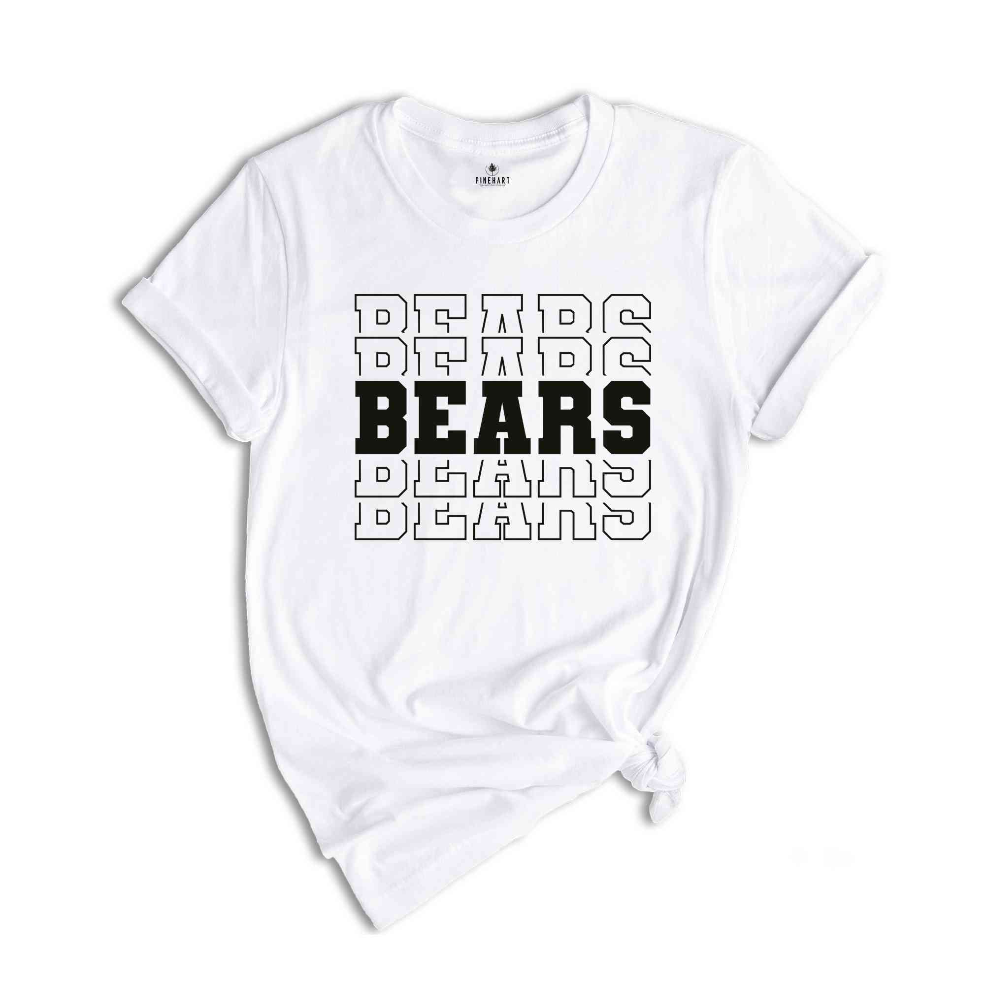 Team Mascot Shirt, Bears Team Shirt, Bears Football Shirt, Bears Fan Shirt, Bears School Shirt, Bears School Spirit