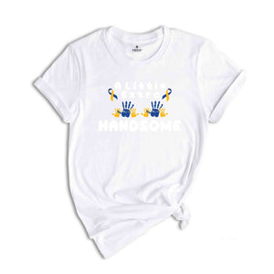 A little Extra Handsome Shirt, World Down Syndrome Shirt, Baby Shower Gift, Down Syndrome Mom Shirt, Awareness Shirt, Syndrome Ribbon Tee