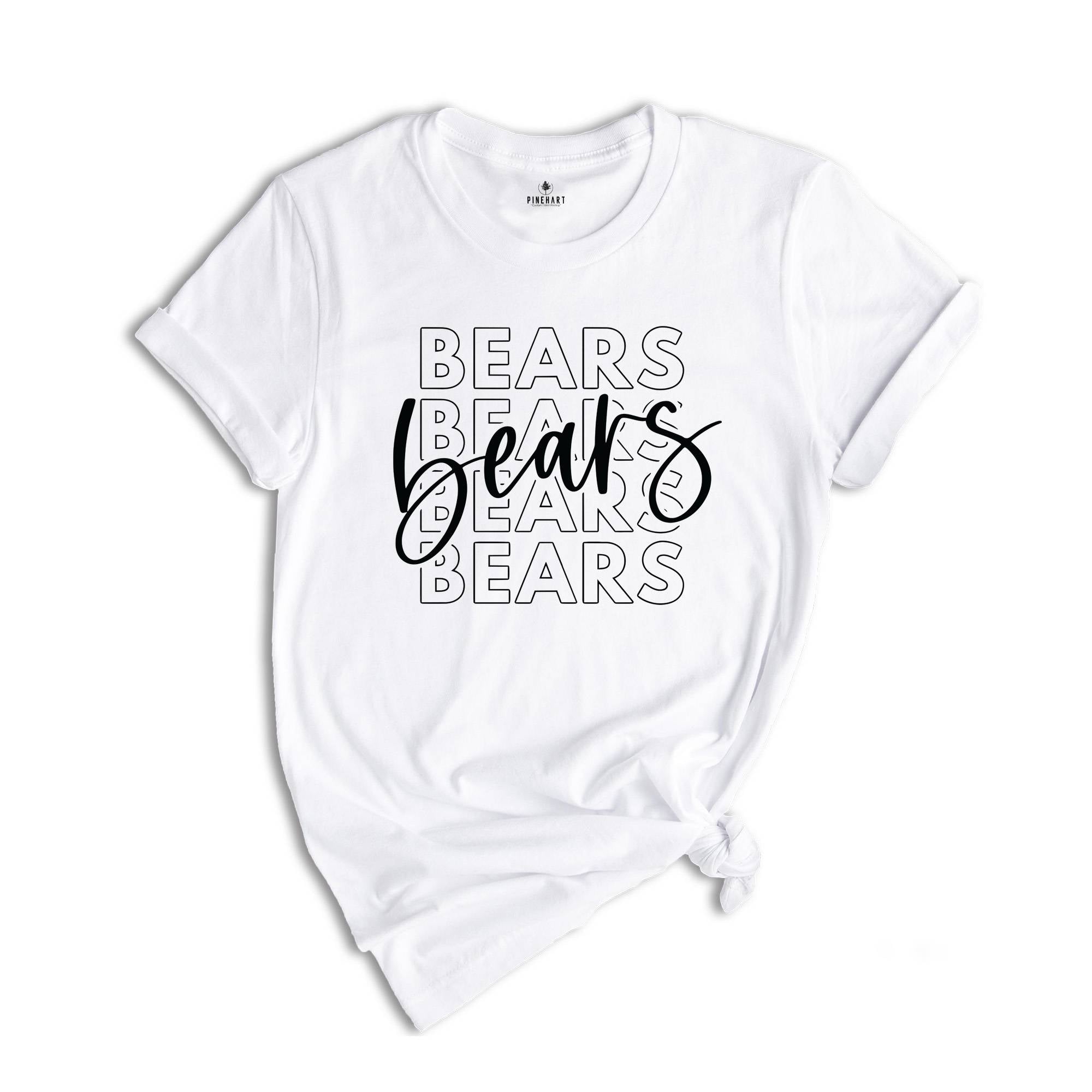 Bears Team Mascot Shirt, Bears Team Shirt, Bears Football Shirt, Bears Fan Shirt, Bears School Shirt, Bears School Spirit, Bears Team Spirit