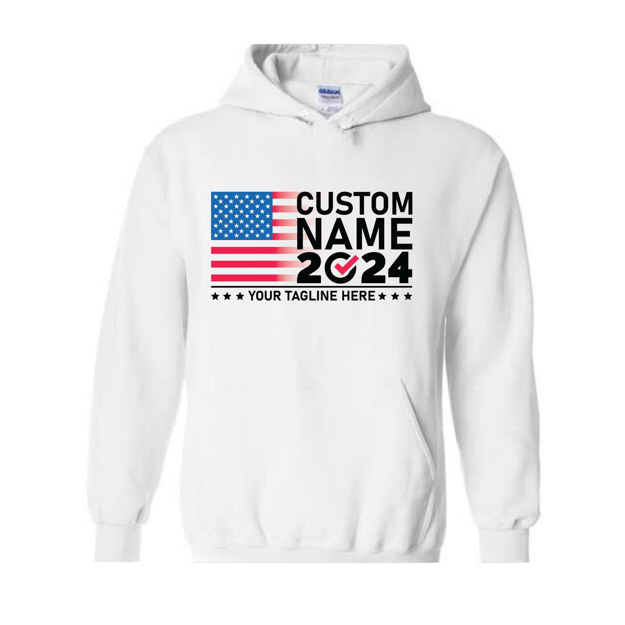 2024 Custom Election Sweatshirt, Election Sweatshirt Customized, Custom Name 2024 Election Sweatshirt, 2024 Election Gift