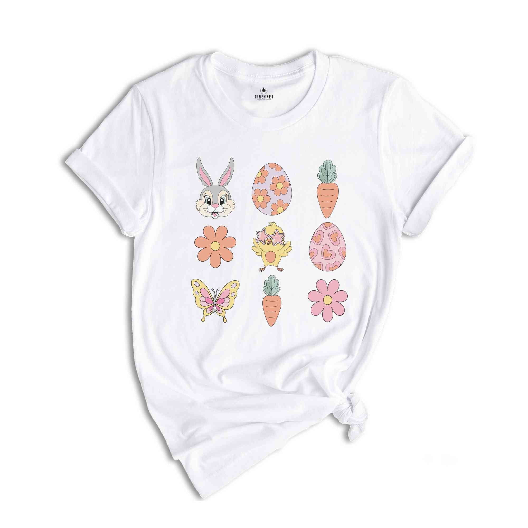 Easter Doodles Shirt, Cute Easter Shirt, Bunny Shirt, Easter Bunny Shirt, Happy Easter Shirt, Easter Day Gift, Easter Day Shirt, Cute Shirt