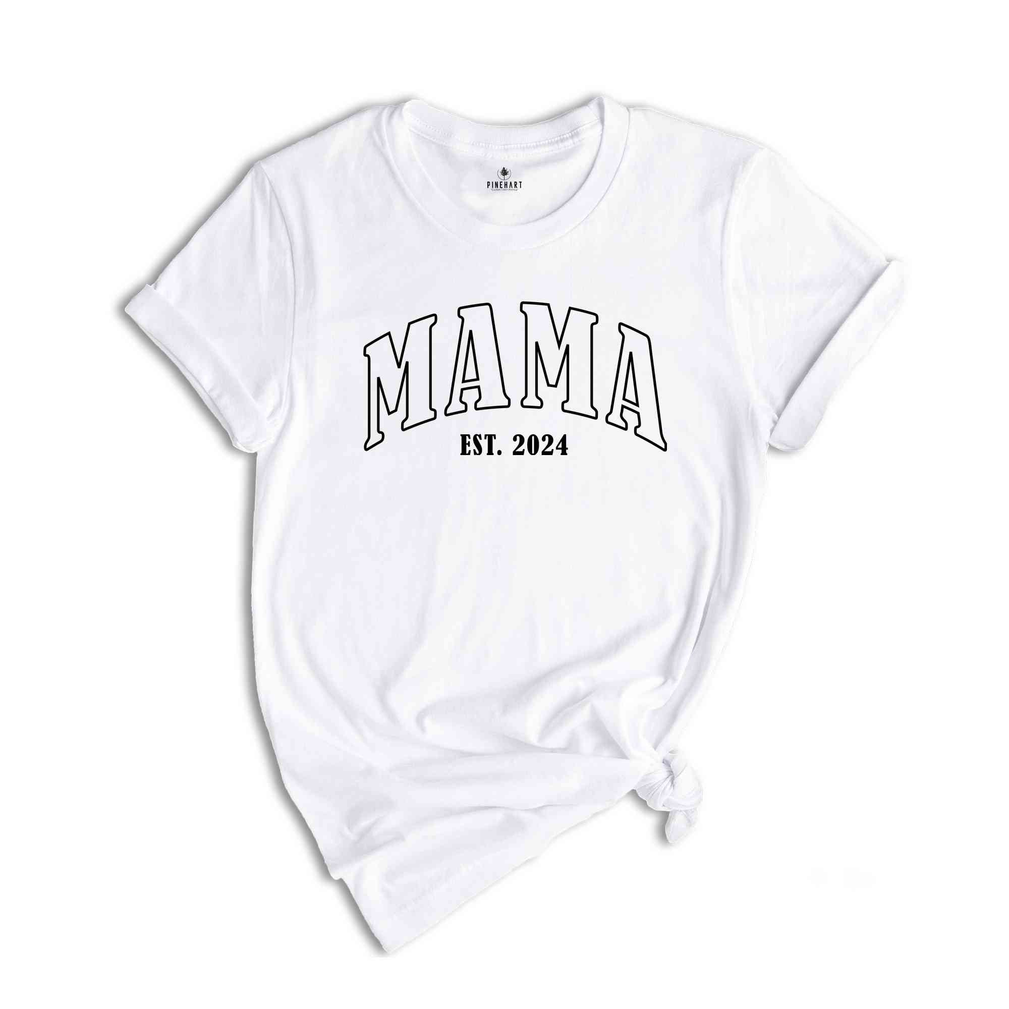 Custom Mama With Children Names Shirt, Personalized Mama Shirt, Cute Mom Shirt, Mother's Day Shirt, Trendy Mom Shirt, Kids Name Shirt