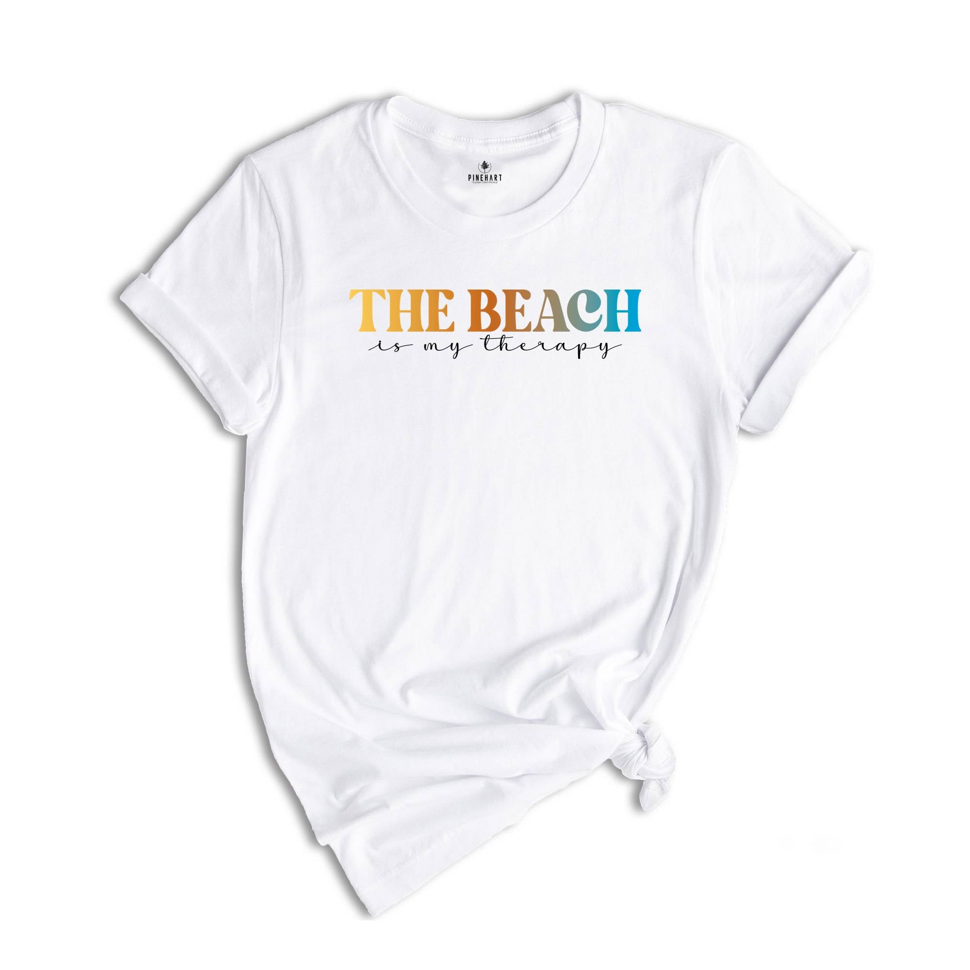 The Beach Is My Therapy Shirt, Beach T-Shirt, Therapy Tee, Beach Shirt, Travel Shirt, Summer Shirt, Cozy T-Shirt