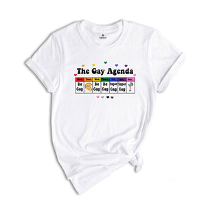 The Gay Agenda Pride Month Shirt, Lgbt Pride Shirt, Equality Shirt, Lgbtq Gift Shirt, Pride Month Shirt, Funny Gay Shirt