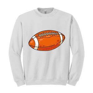 Customized Football Sweatshirt, Your Name Football Hoodie, Game Day Hoodie, Football Lover Gift, Custom Football Mom Hoodie