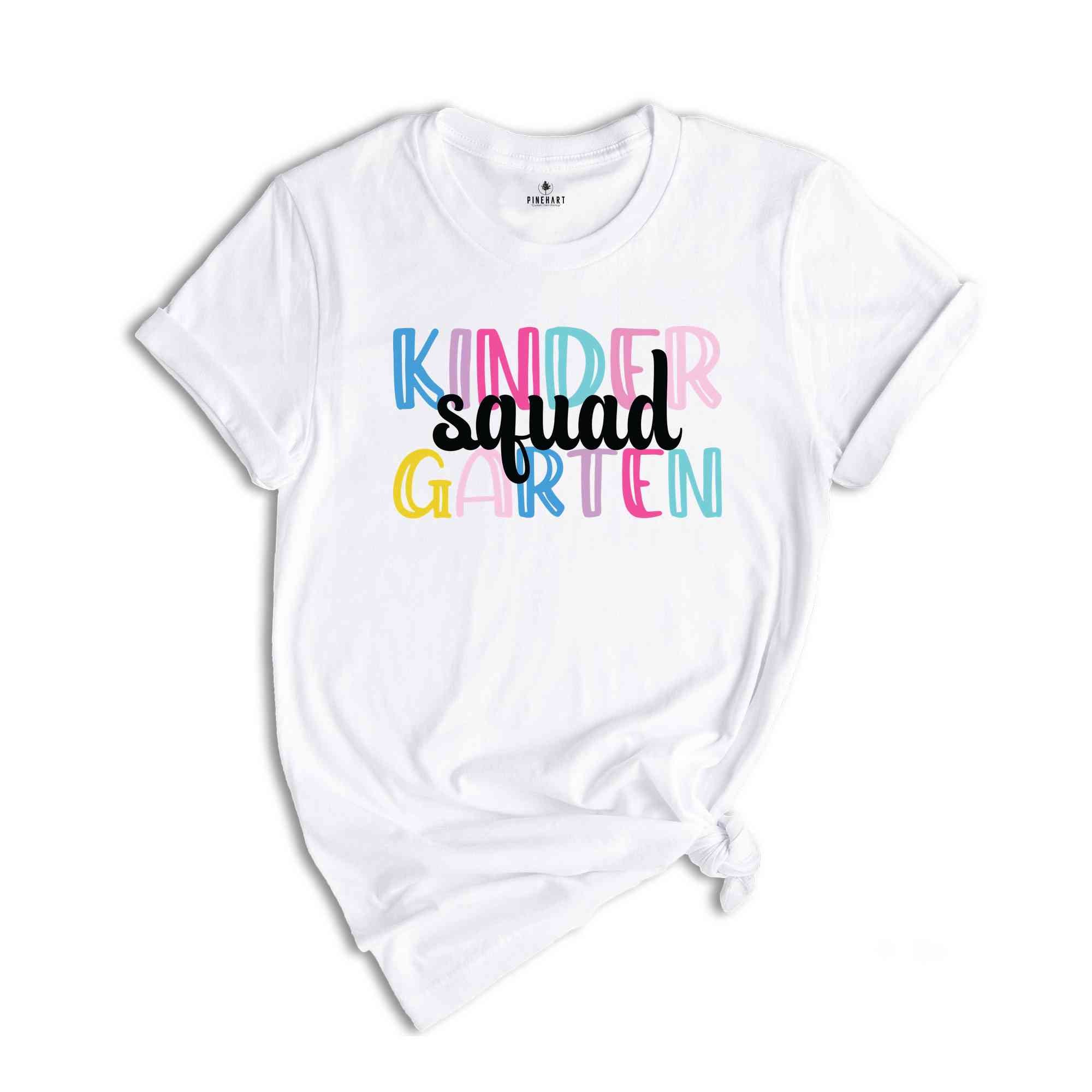 Kinder Garten Squad Shirt, Teacher Shirt, Grade Squad Teacher Shirt, Squad Shirt, New Teacher Shirt, Grade Shirt, Back To School Shirt