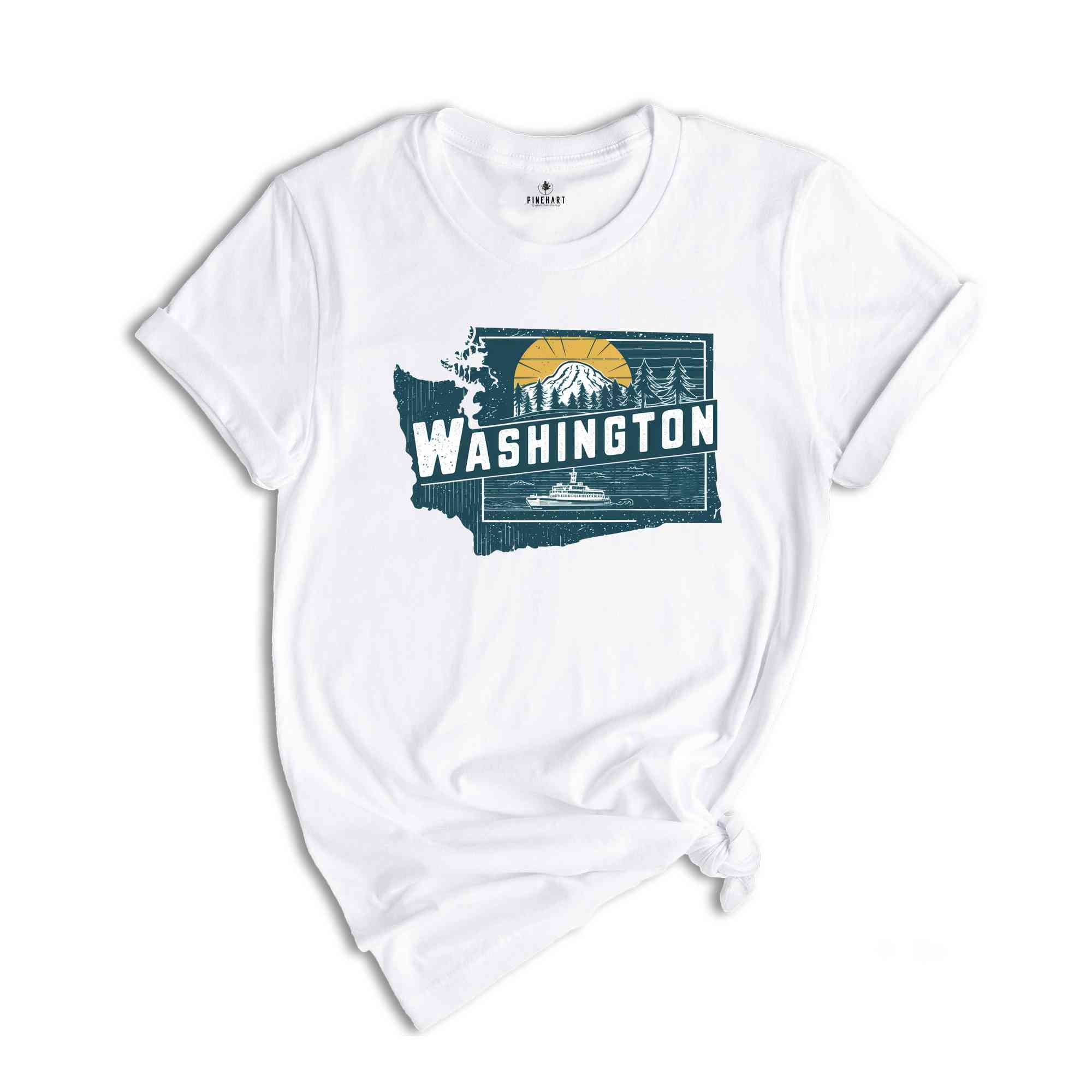 Retro State Of Washington Shirt, State Of Washington Shirt, State Shirt, Washington Lover Shirt, Family Trip Shirt, Travel Shirt