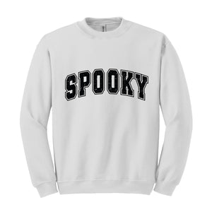 Spooky Sweatshirt, Halloween Sweatshirt, Halloween Gift Hoodie, Womens Halloween Sweatshirt, Spooky Season Shirt, Ghost Halloween