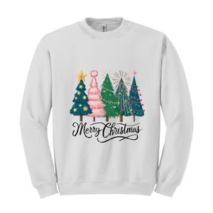 Tree Christmas Sweater, Christmas Sweater, Christmas Tree Sweatshirt, Holiday Sweaters for Women, Winter Sweatshirt