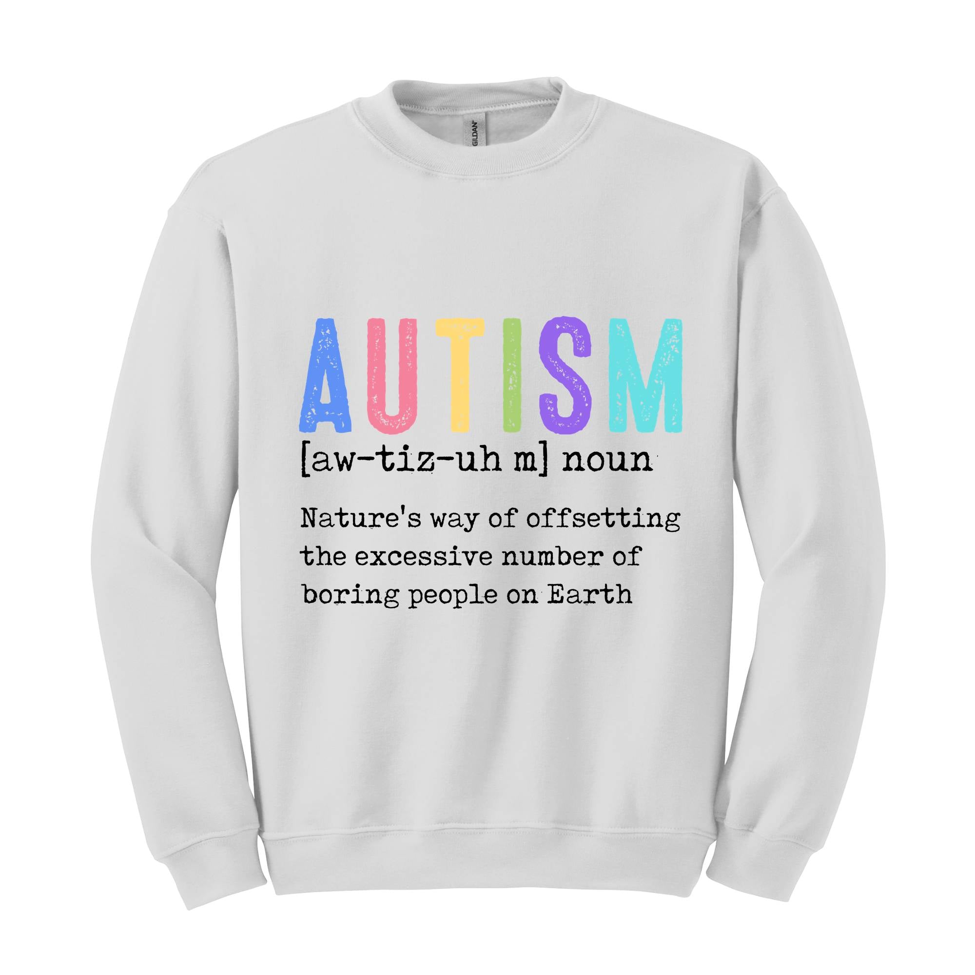 Autism Definition Sweatshirt, Retro Autism Sweatshirt, Autism Mom Sweatshirt, Autism Book lover, Autism Awareness Sweatshirt