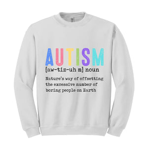 Autism Definition Sweatshirt, Retro Autism Sweatshirt, Autism Mom Sweatshirt, Autism Book lover, Autism Awareness Sweatshirt