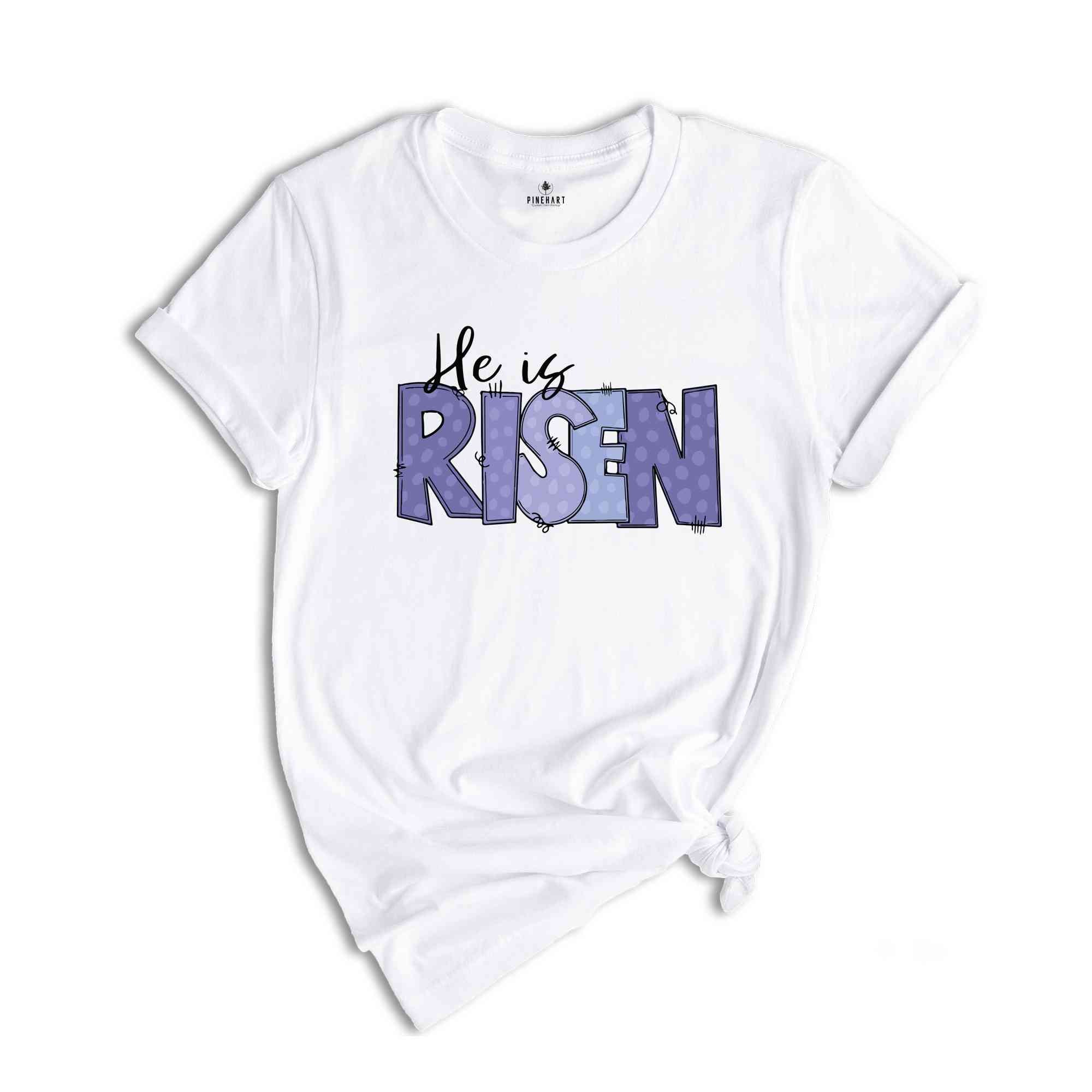 He Is Risen T-Shirt, Mattew 28 6 He Is Not Here He Has Risen, Bible Verse Shirt, Easter T-Shirt, Christian Shirt