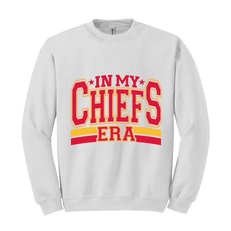 In My Chiefs Era Sweatshirt, Football Chiefs Sweat, Jersey Sweatshirt, Jersey 87 Sweat