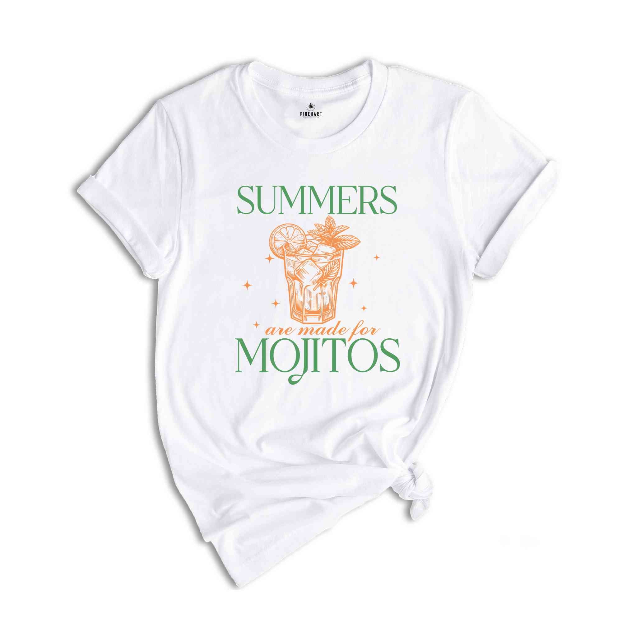 Summers Are Made For Mojitos Shirt, Summer Shirt, Beach Vacation Shirt, Beach Mode Shirt, Summer Vibes Tee, Mojito Lover Shirt, Summer Vibe