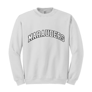 Team Mascot Sweatshirt, Marauders Team Sweatshirt, Marauders Team Spirit Sweatshirt, Marauders Fan Sweatshirt, Marauders School Sweatshirt