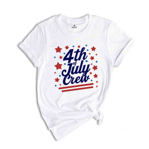 4th Of July Crew Matching Family Shirts, Fourth Of July Matching Family Party T-Shirts, Fun Party Shirts