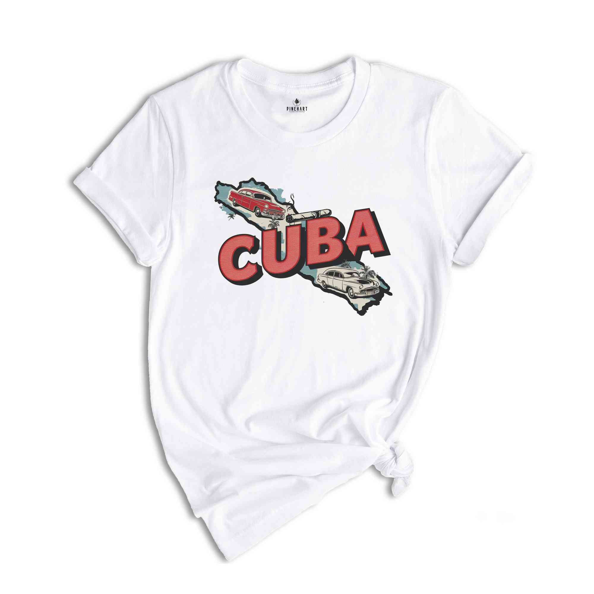 Retro Cuba Shirt, Cuba Travel Shirt, Country Travel Shirt, Shirt For Traveler, Travel Lover Gift, Travel Tee, Trip Shirt