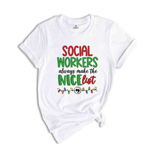 Social Worker Tee, Christmas Social Worker, Xmas Shirt, Xmas Gift, Social Worker Gift, Social Worker Grad , Future Social Worker