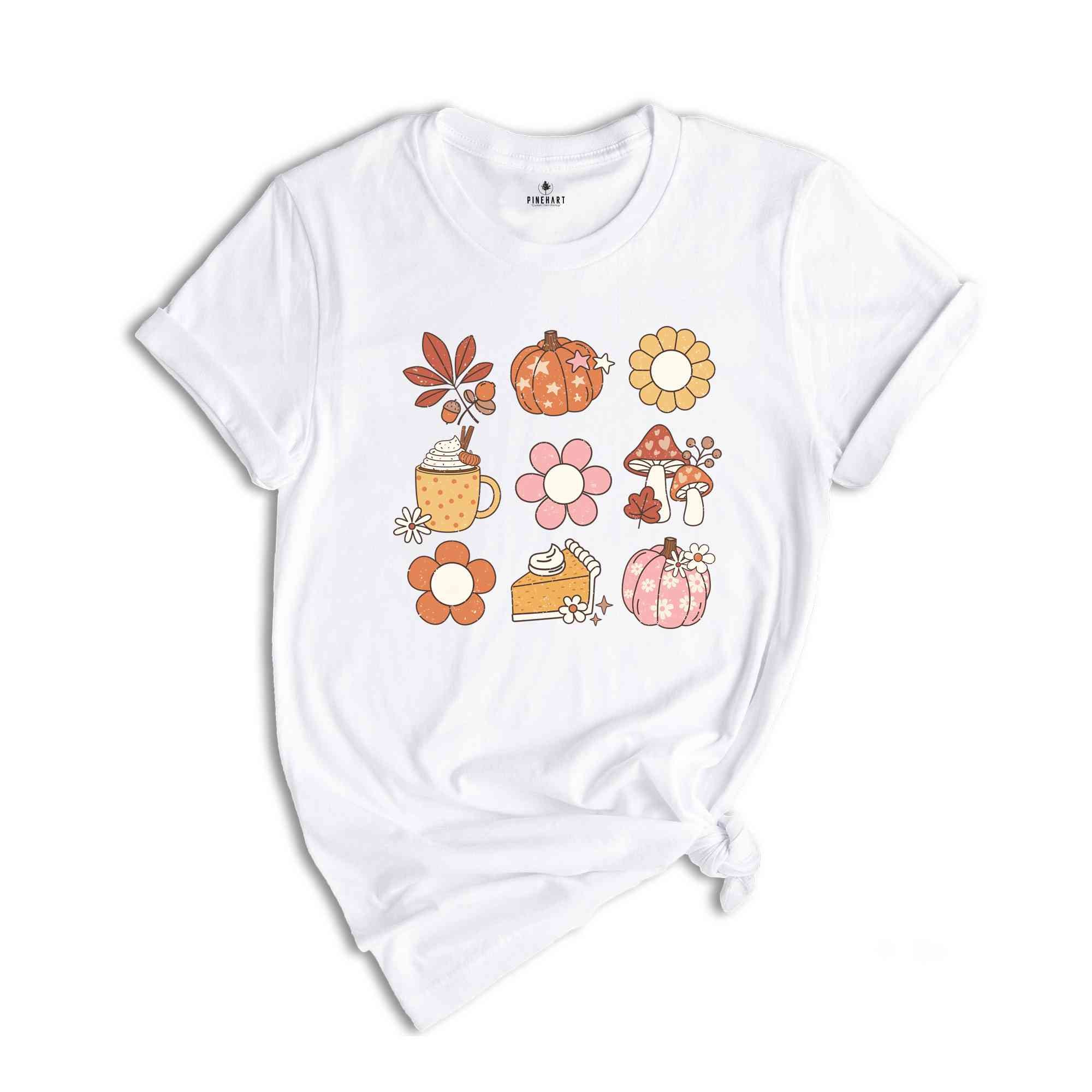 Retro Fall Shirt, Fall Vibes Shirt, Thanksgiving Shirt, Autumn pumpkin Shirt, Pumpkin Spice Shirt, Thankful Mom Shirt, Fall Autumn Shirt