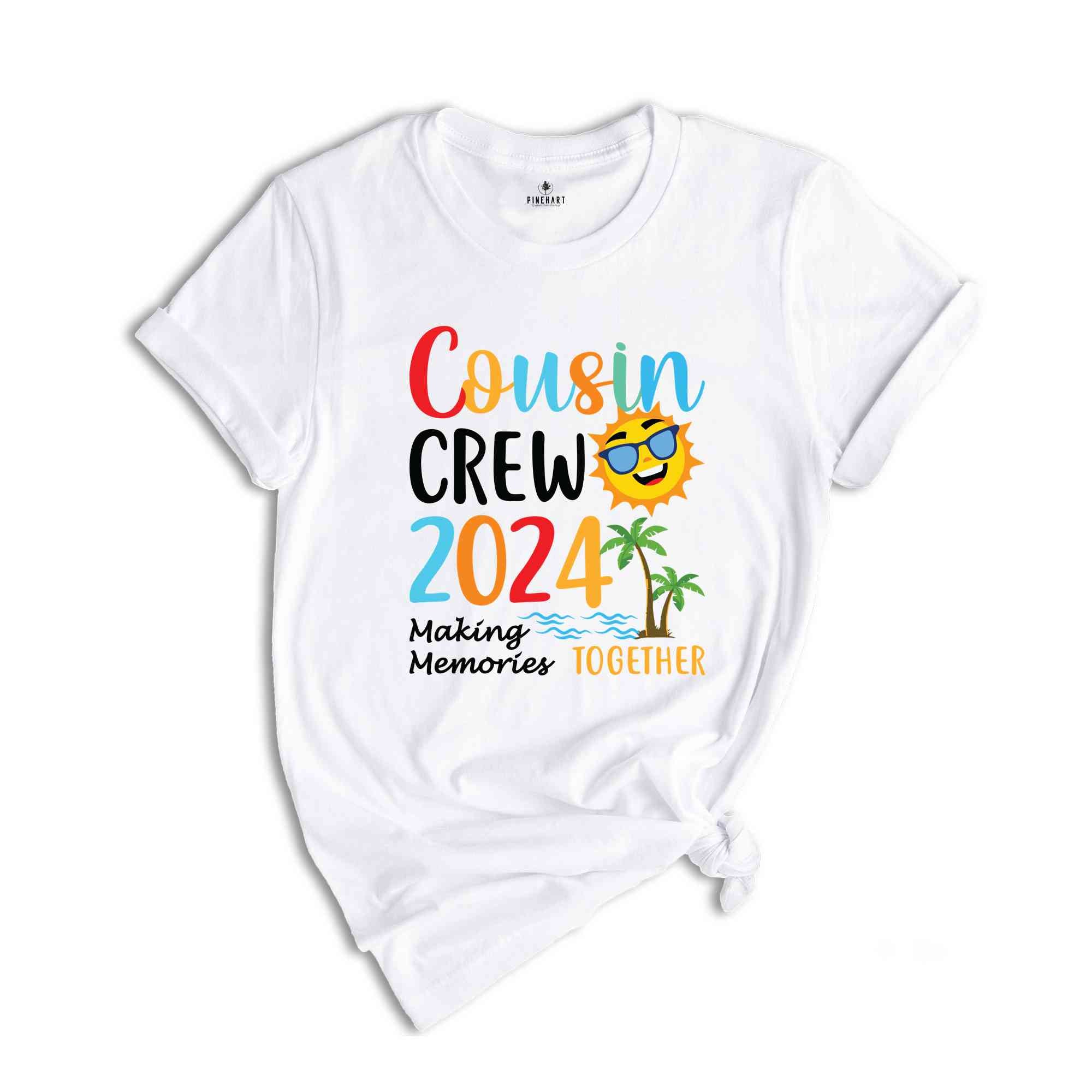 Cousin Crew 2024 T-Shirt, Summer Vacation Tee, Family Matching Shirts, Cousin Matching Shirts, Cousin Vacation Shirts