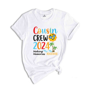 Cousin Crew 2024 T-Shirt, Summer Vacation Tee, Family Matching Shirts, Cousin Matching Shirts, Cousin Vacation Shirts