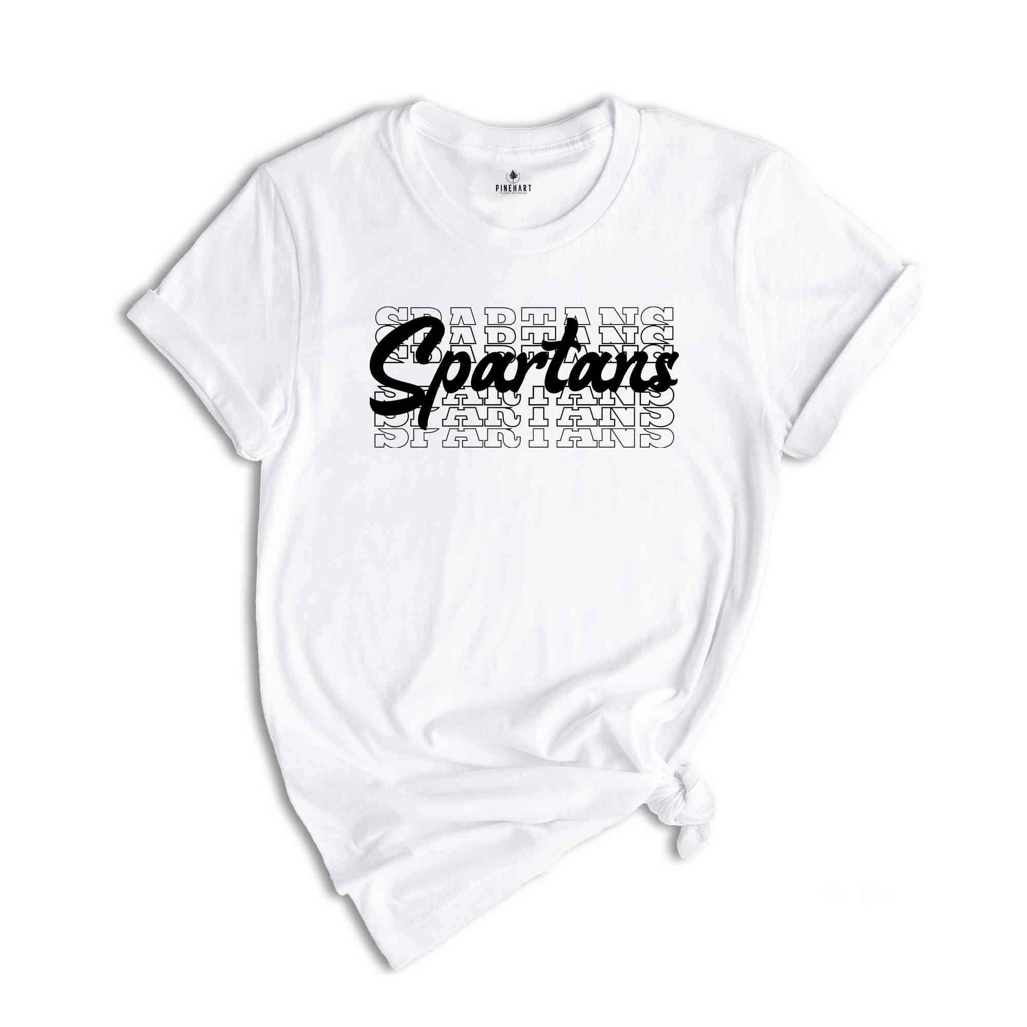 Team Mascot Shirt, Spartans Team Shirt, Spartans Team Spirit Shirt, Spartans Fan Shirt, Spartans School Shirt, Spartans School Spirit