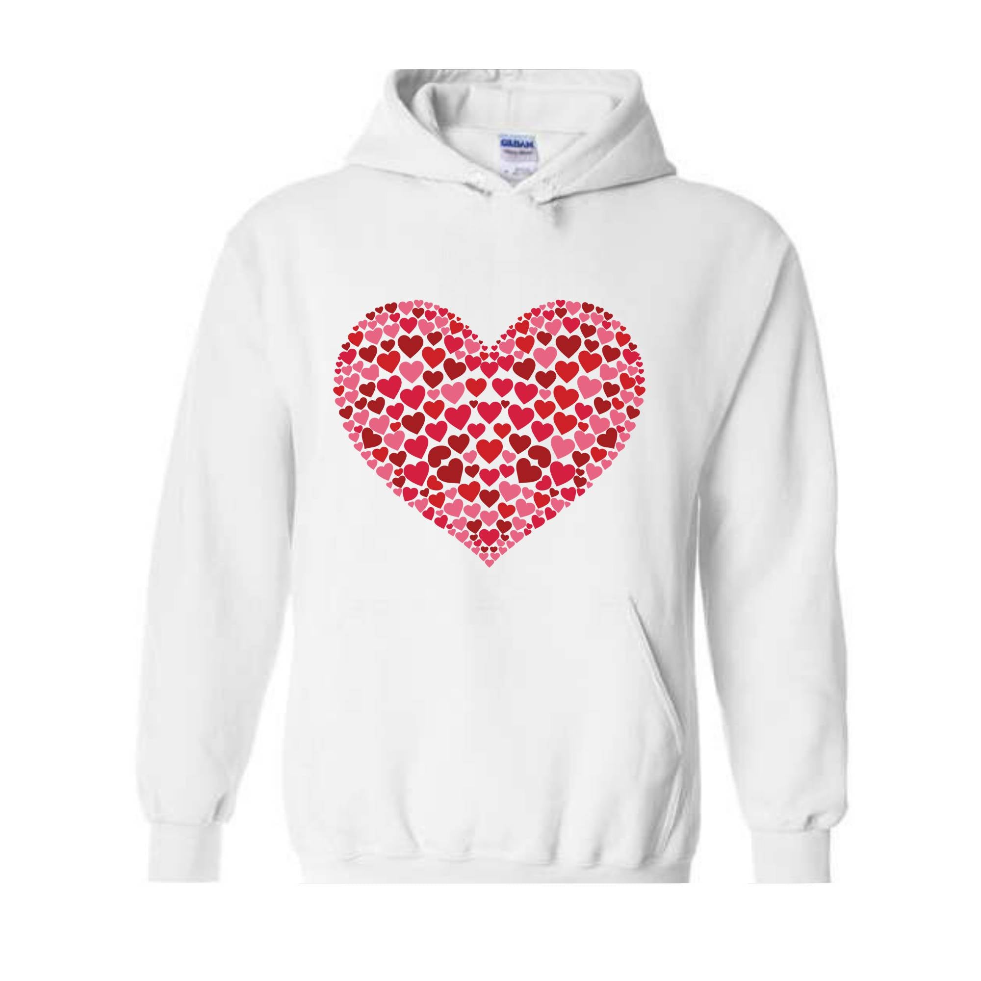 Double Heart Sweatshirt, Women Girl Heart, Gift for Her, Love Tee, Love Sweatshirt, Gift For Mom, Heart Tee, Teacher Gift