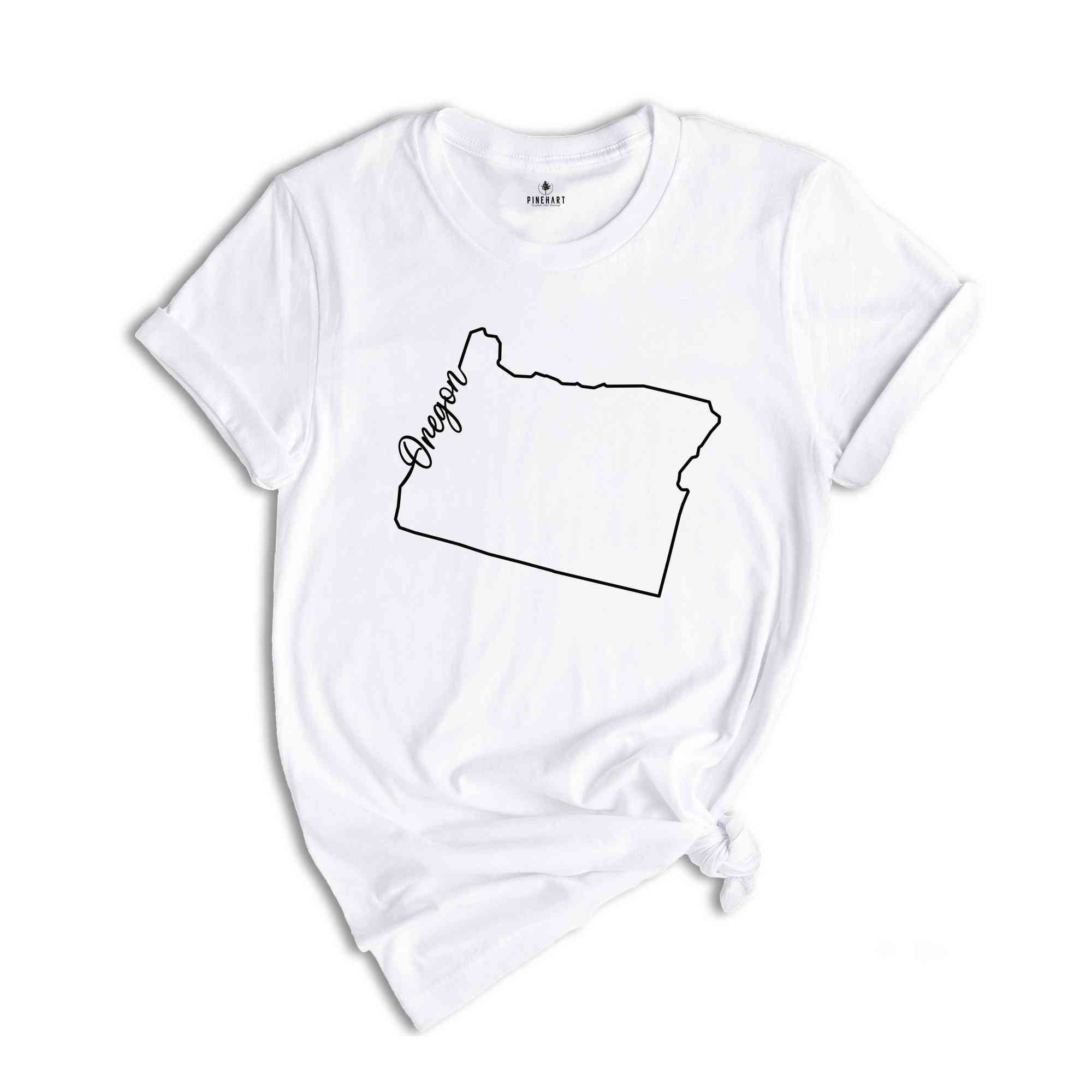 Oregon State Shirt, The USA State Shirt, Oregon USA Shirt, Oregon Map Outline Shirt, US Outline Shirt, United States Shirt