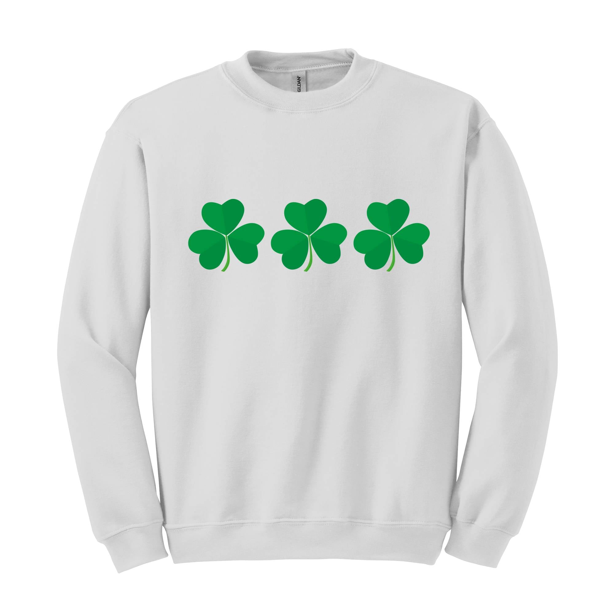 Shamrock St Patrick's Day Sweatshirt, St Patricks Hoodie, St Patrick's Day Gift, Shamrock Hoodie, Lucky Sweatshirt, Lucky Irish Hoodie