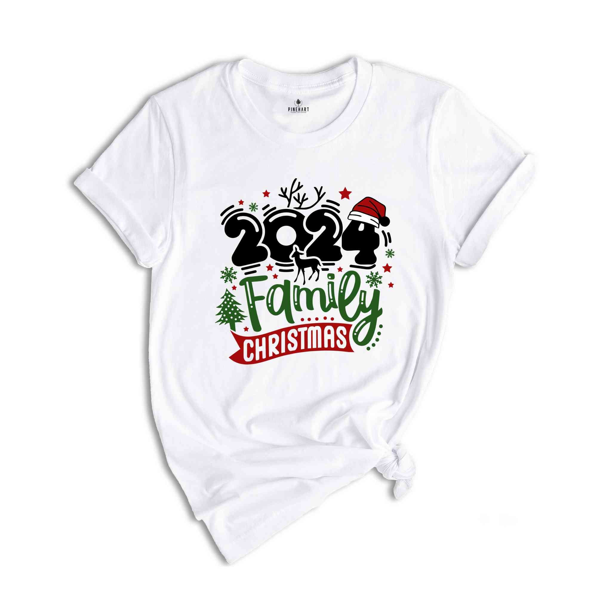 Family Christmas 2024 Shirt, Christmas Shirt, Matching Christmas Santa Shirts, Christmas Gift, Christmas Party Shirt, Christmas Family Shirt